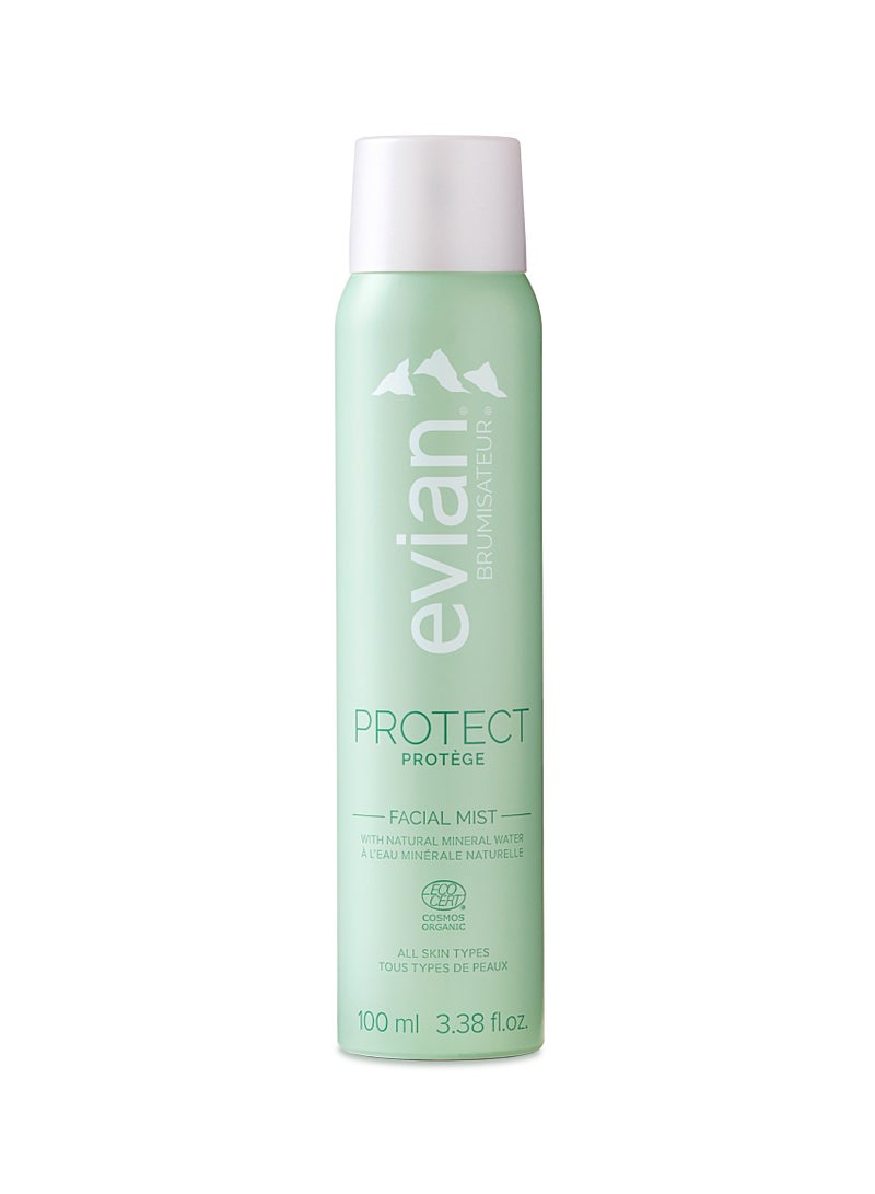 Evian Brumisateur Natural Protect Mineral Water Facial Mist 100ml - Image 1