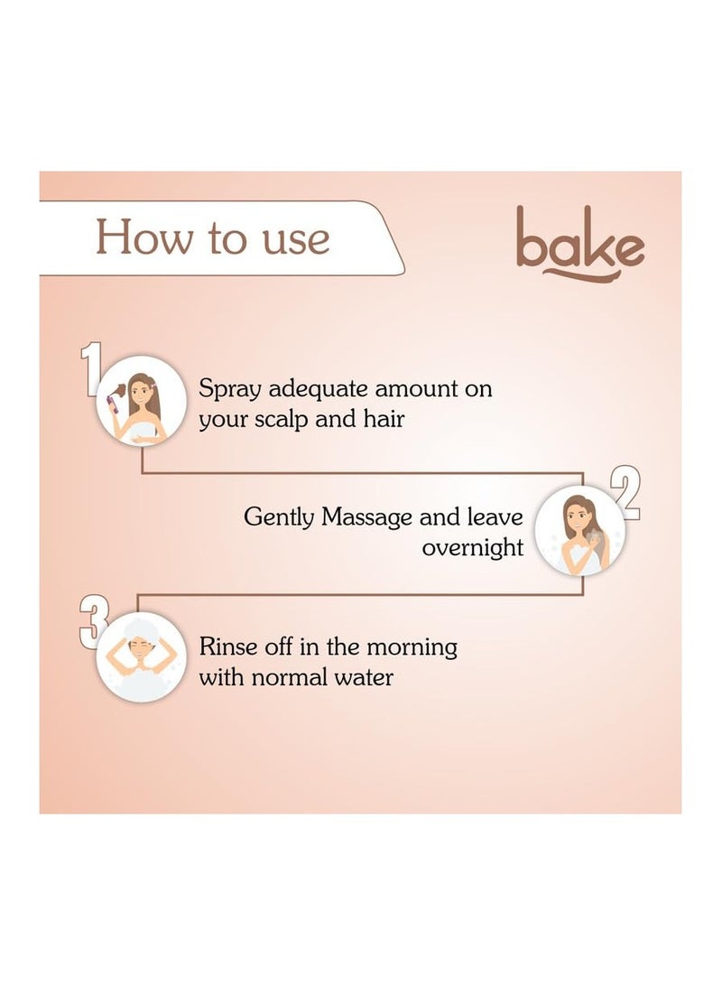 BAKE Rosemary Oil Hair Growth Serum Spray with Rice Water & Methi Dana | For Hair Fall, Hair Regrowth & Keratin Treated | Strengthen Hair Follicles | For Women & Men | 100ml (Rosemary Spray - 100ml) - Image 5