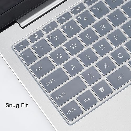 Saco Laptop Keyboard Cover 14 Inch for HP Professional 14 240 G10 Series Laptop (2025) – Spill-Resistant, Dustproof & Anti-Faded Protector - Silicone Clear - Image 3