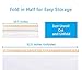 JOYIT 100 ft Clear Cellophane Wrap Roll 315 in x 100 ft 3 Mil Thicken Cellophane RollCellophane Bags LargeWrapping Paper for Flower Gift Baskets Wrap 315 fold into 16 - Image 4