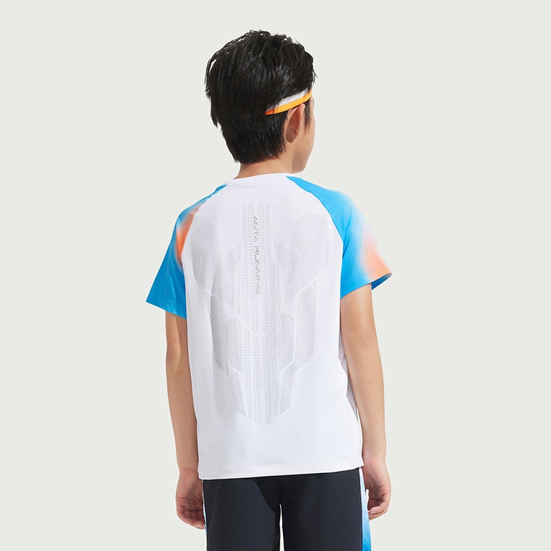 ANTA Kids Cooling Performance T-Shirt with Breathable Stretch Fabric - Image 2