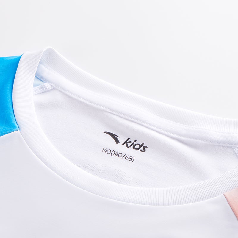 ANTA Kids Cooling Performance T-Shirt with Breathable Stretch Fabric - Image 5