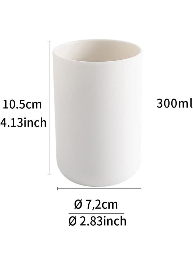 HOMESTAR 2 Pieces Toothbrush Holders, Bathroom Toothbrush Cup, Makeup Brush Bracket, Accessory Organizer and Toothbrush Bracket - Image 5