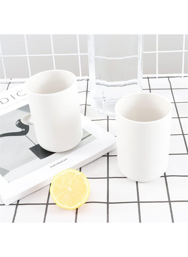 HOMESTAR 2 Pieces Toothbrush Holders, Bathroom Toothbrush Cup, Makeup Brush Bracket, Accessory Organizer and Toothbrush Bracket - Image 3