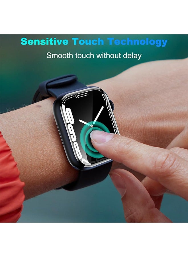 HY For Watch Series 8 45mm Screen Protector Tempered Glass (2 PCS) - Image 5