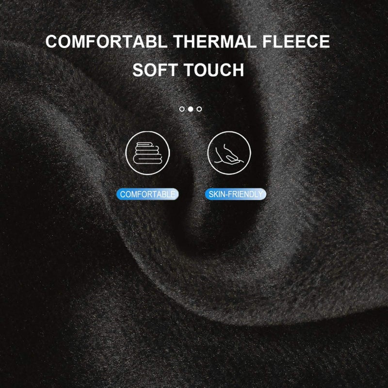 KOOLSOLY Ski Mask Balaclava Cold Weather Warm and Fleece Face Mask Neck Warmer Full Face Mask for Men&Women - Image 3