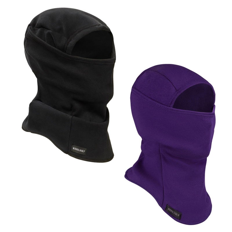 KOOLSOLY Ski Mask Balaclava Cold Weather Warm and Fleece Face Mask Neck Warmer Full Face Mask for Men&Women - Image 1