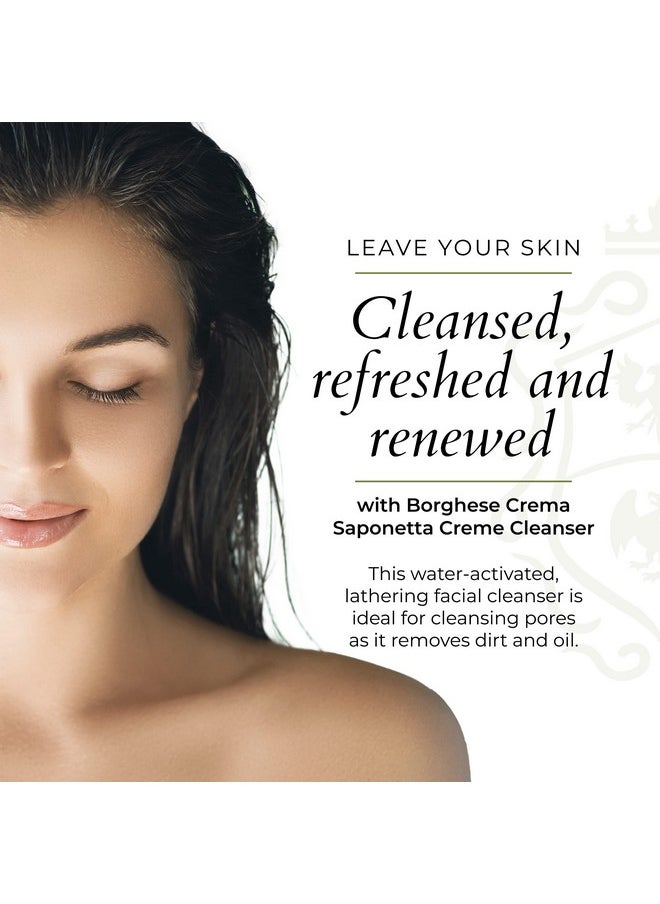 Borghese Orghese Crema Saponetta Deep Cleansing Cream Cleanser Creme For Face For All Skin Type 6.7 Fl Oz  - Image 3