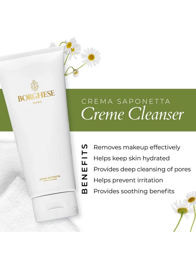 Borghese Orghese Crema Saponetta Deep Cleansing Cream Cleanser Creme For Face For All Skin Type 6.7 Fl Oz  - Image 4