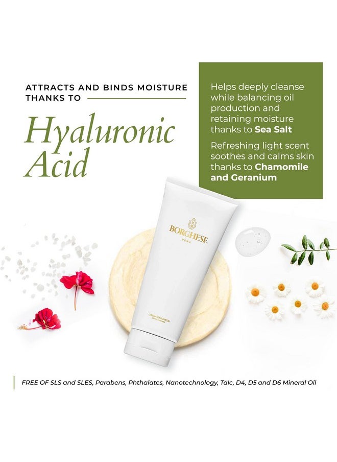 Borghese Orghese Crema Saponetta Deep Cleansing Cream Cleanser Creme For Face For All Skin Type 6.7 Fl Oz  - Image 5
