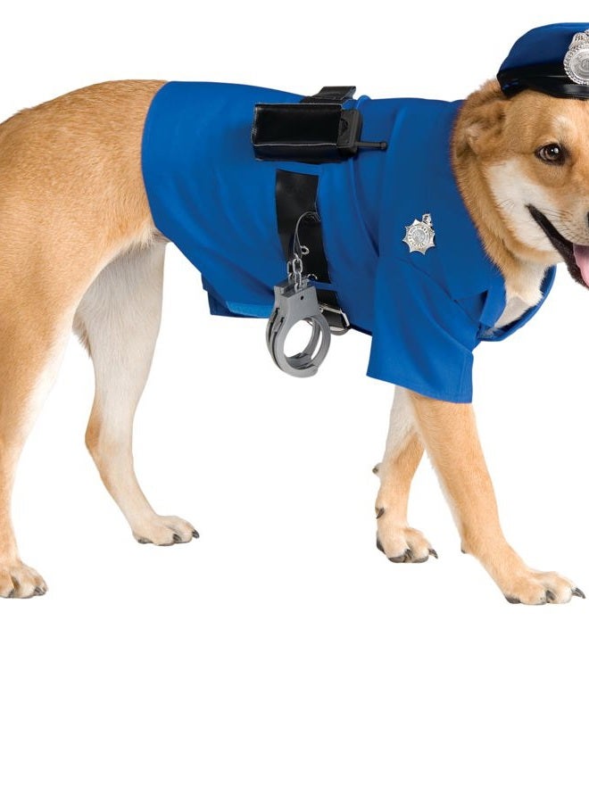 RUBIE'S Official Police Pet Dog Costume Halloween Halloween - Image 1