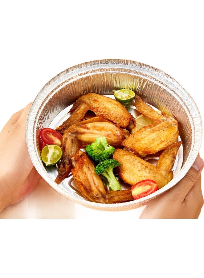 JD.com Jd Jingzao Air Fryer And Oven-Specific Aluminum Foil Bowls And Plates, Aluminum Foil Trays, Diameter 18.4Cm [15 Pieces] - Image 1