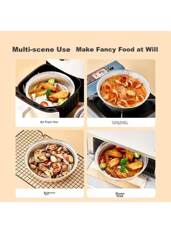 JD.com Jd Jingzao قلاية هوائية وفرن - أوعية وصحون رقائق ألومنيوم مخصصة، صواني رقائق ألومنيوم، قطر 18.4 سم - Image 5