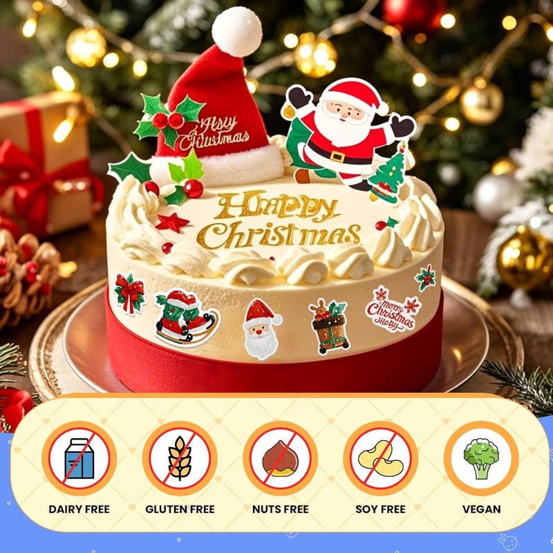 Santrela Edible Paper 25 Count A4 11.7" x 8.3" Sugar Sheets for Edible Printer Edible Image Paper Frosting Sheets Icing Sheets for Edible Paper Printer Sugar Paper Edible Sheets for Cakes - Image 5