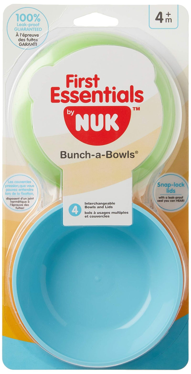 NUK First Essentials Bunch-a-Bowls, 4 Count - Image 2