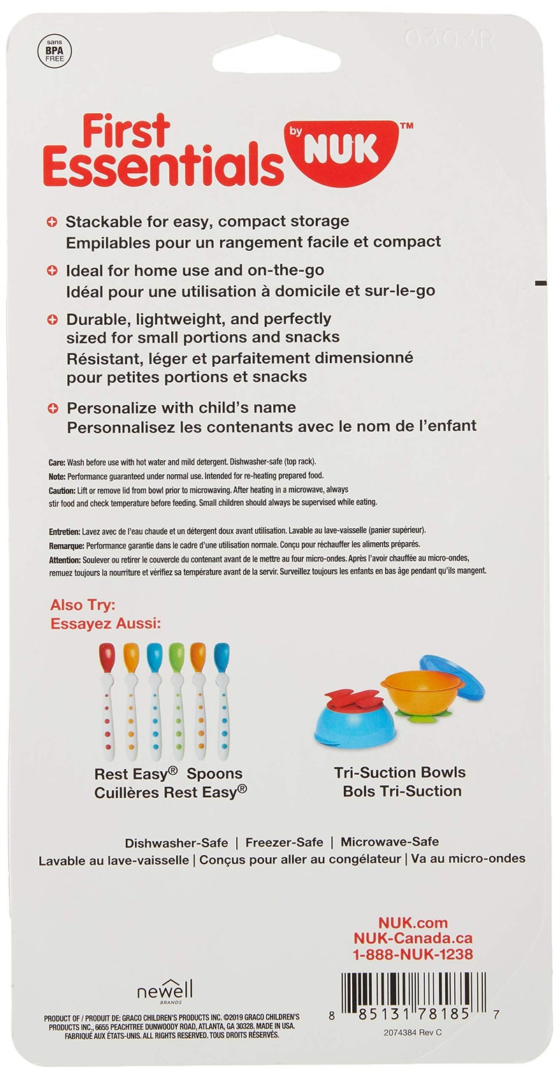 NUK First Essentials Bunch-a-Bowls, 4 Count - Image 3