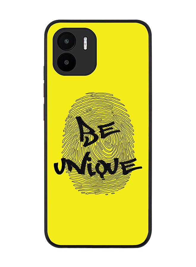 Stylizedd Rugged Black edge case for Xiaomi Redmi A2 / Xiaomi Redmi A1 Slim fit Soft Case Flexible Rubber Edges Anti Drop TPU Gel Thin Cover - Be Unique - Image 1