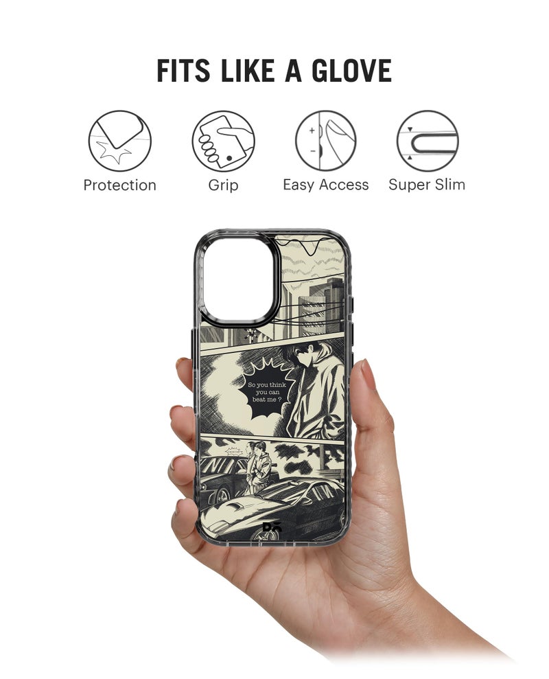 DailyObjects Case for iPhone 16 Compatible with Mag-Safe Wireless Charging, Stride 2.0 K3 Racer's Pride Slim Shockproof Back Cover with Inner Magnetic Ring - Image 3