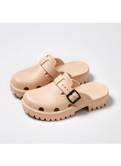 Generic صنادل مختبر سميكة ذات Sole مزدوجة للنساء 902 كاكي 902 كاكي 