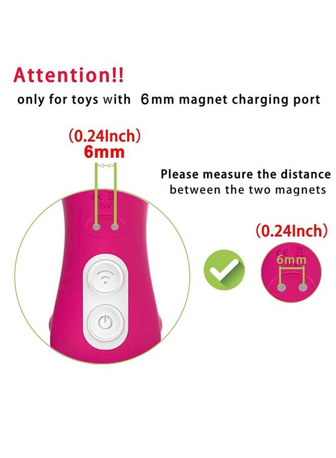 Bicmice Magnetic USB DC Charger Cable Replacement Charging Cord-(6mm/0.24in) - Image 3