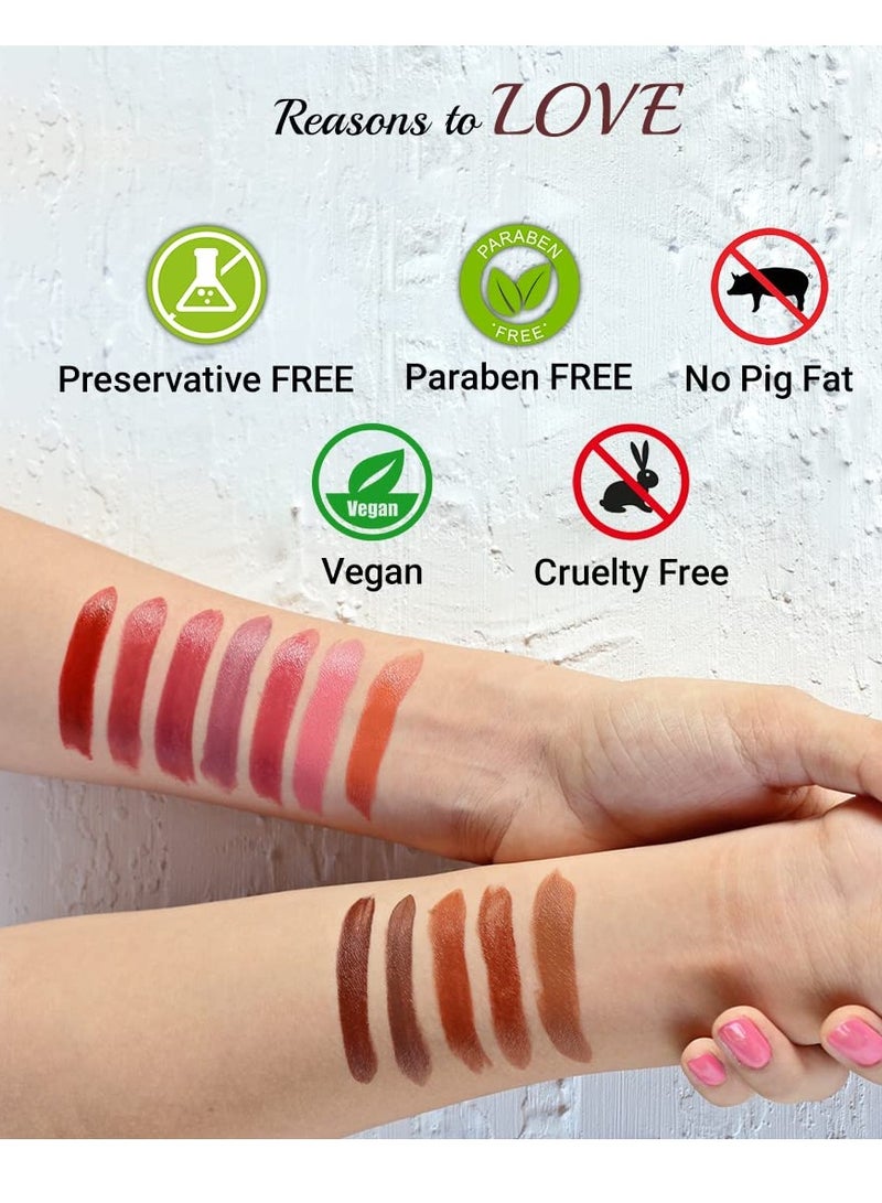 Iba Long Stay Matte Lipstick Shade M11 Ruby Blossom 4g - Image 5