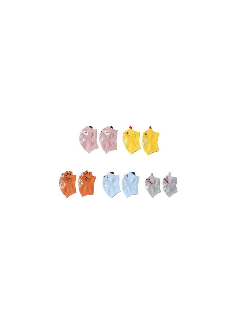 Spaceshoop New Baby Knee Pads Infant Toddler Breathable Cotton Kneepads Protector Cute Animals Kids Knee Pad Crawling Elbow Cushion  - Image 3