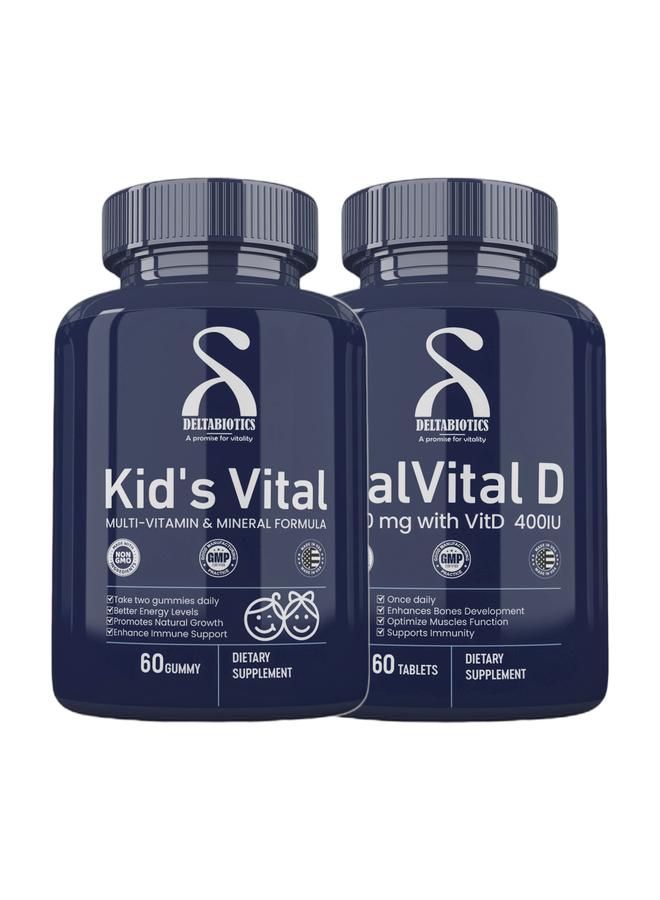 Deltabiotics Bundle Offer Kids Vital and CalVital D - Image 1