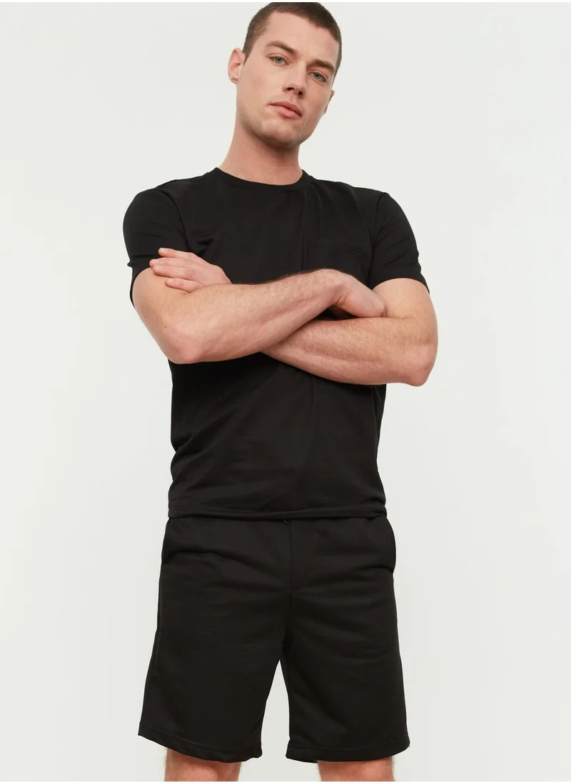 trendyol Essential T-Shirt + Shorts Set