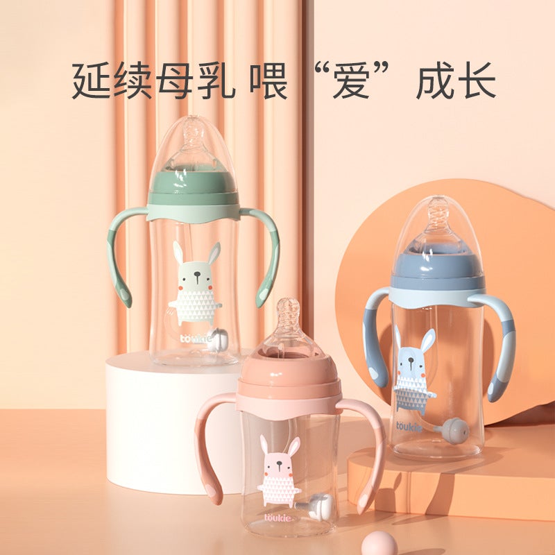 Newborn Bottle Baby Anti-Flatulence Maternal And Infant Products Sealed Cover Imitation Breast Milk Real Sense Break Resistant Weaning Artifact - Image 2