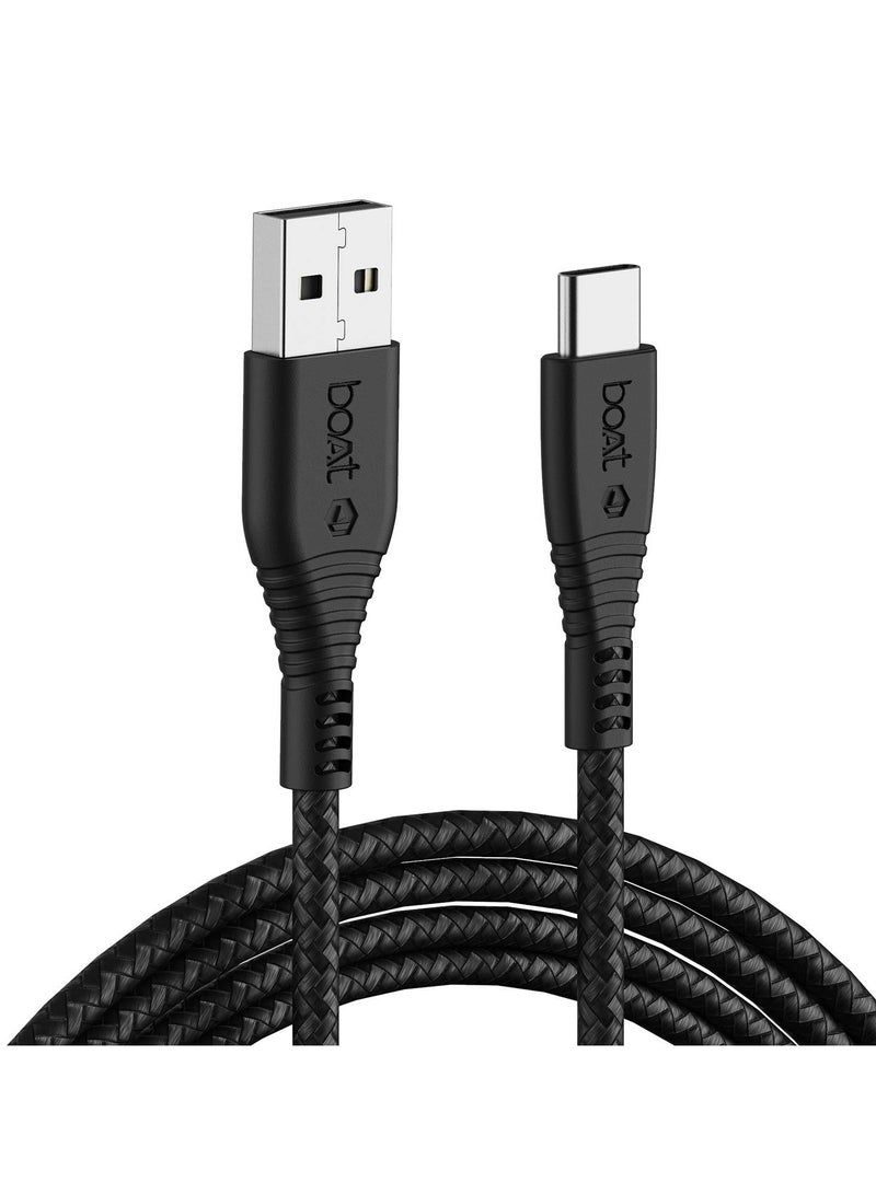بوات كابل نوع C A325/A320 خالي من التشابك، كابل نوع C متين، كابل USB بشحن سريع 3A وسرعة نقل بيانات 480 ميجابت في الثانية، متوافق مع الهواتف الذكية والأجهزة اللوحية 1.5 متر - Image 1