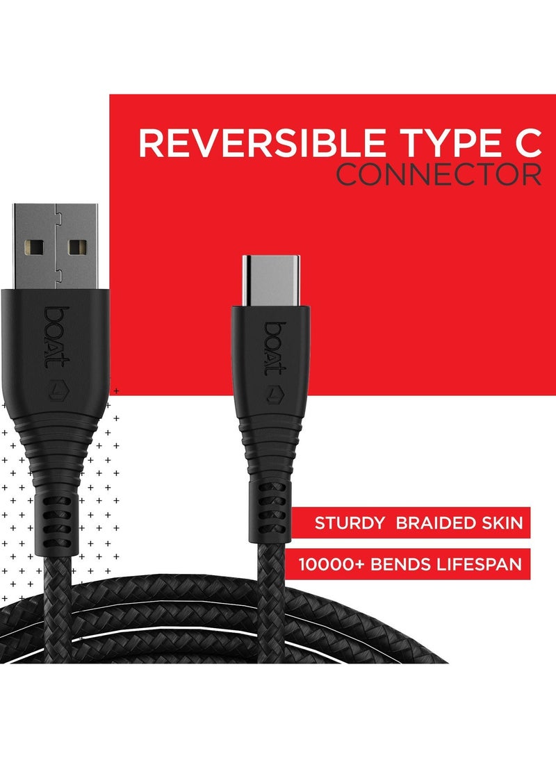 بوات كابل نوع C A325/A320 خالي من التشابك، كابل نوع C متين، كابل USB بشحن سريع 3A وسرعة نقل بيانات 480 ميجابت في الثانية، متوافق مع الهواتف الذكية والأجهزة اللوحية 1.5 متر - Image 5