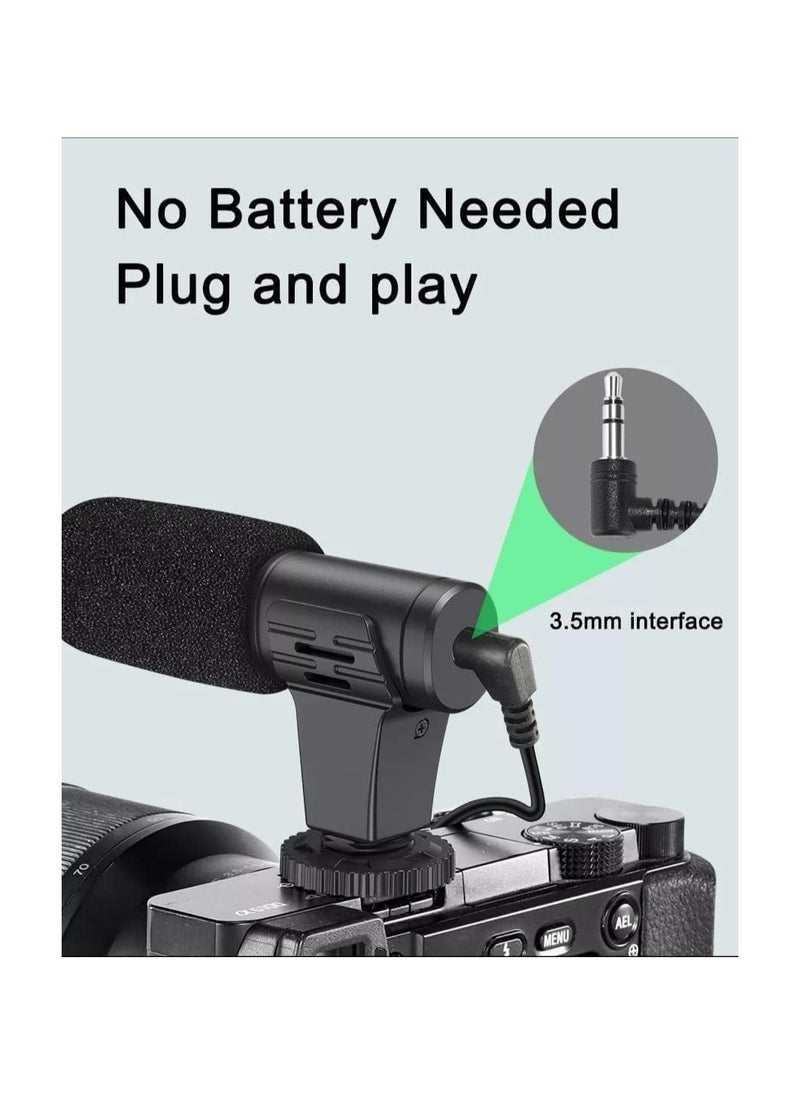 Generic Smartphone Video Recording Kit – 5-in-1 Vlogging Set with Tripod, Microphone, LED Light & Phone Holder – For Mobile Content Creation  - Image 2
