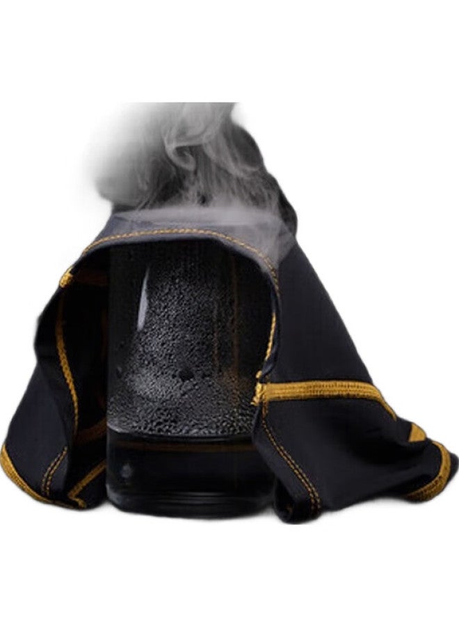 Rockbros Sun Protection Cycling Face Mask Summer Neck Gaiter Ice Silk Magic Headband Full Face Shield Unisex Breathable Gear Deep Gray - Image 3