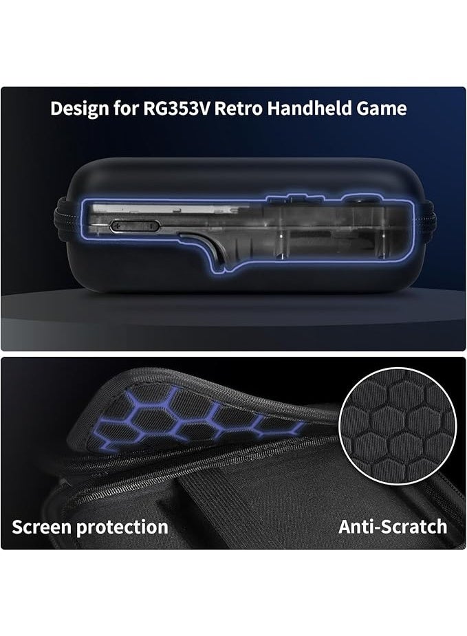 Travel Case Compatible with RG353V/ RG35XX/ RG353VS/ R36S Retro Handheld Game Console, Handheld Emulator Storage Holder Organizer, Android Game Console Carrying Bag (Box Only) - Image 3