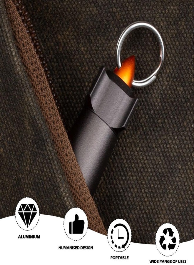 UPIQNG Keychain Pill Box Portable Mini Pill Case Small Aluminum Medicine Holder Pill Storage Box Waterproof Vitamin Aspirin Keyring Container for Outdoor Traveling - Image 5