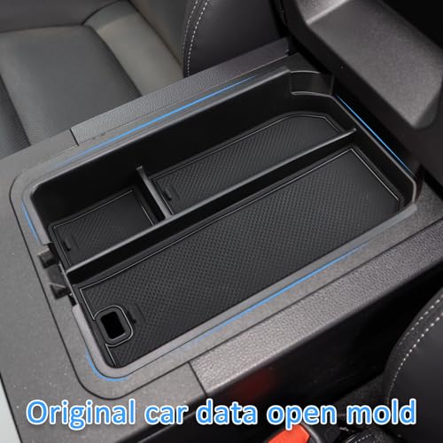 MARCHFA صينية تنظيم كونسول وسط MARCHFA متوافقة مع تويوتا لاند كروزر 250 برادو J250 LC250 2024 2025 ملحقات صندوق تخزين مسند الذراع (لا تناسب المسند مع صندوق التبريد) - Image 5