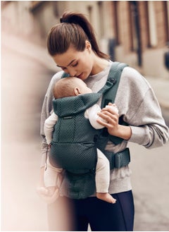BABYBJORN Baby Carrier Free, 3D Mesh - Sage Green  - Image 4
