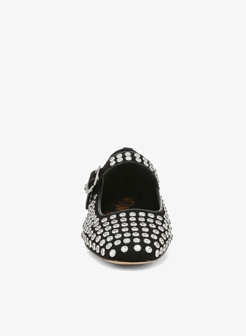 Sam Edelman BLACK Michaela Gem Mary Jane Flat for Women | Best Price UAE