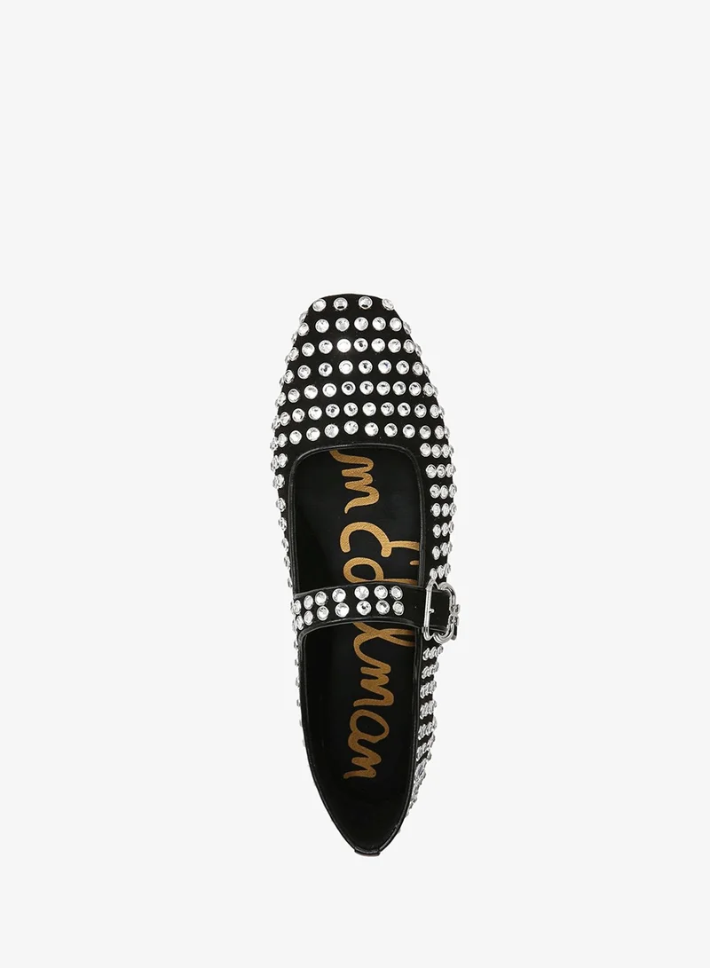 Sam Edelman BLACK Michaela Gem Mary Jane Flat for Women | Best Price UAE