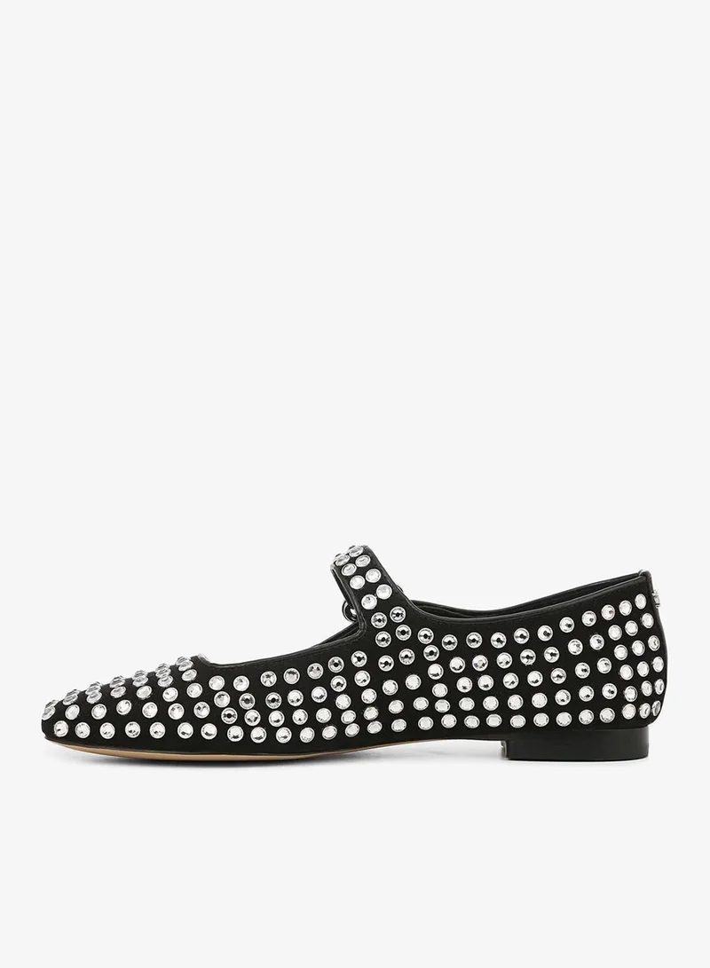 Sam Edelman BLACK Michaela Gem Mary Jane Flat for Women | Best Price UAE