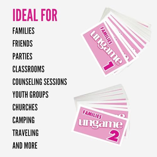 TaliCor Pocket UNGAME Families NonCompetitive Card Game for Family to Discuss Share Values self Express get to Know Your Family Better Age 5 - Image 5