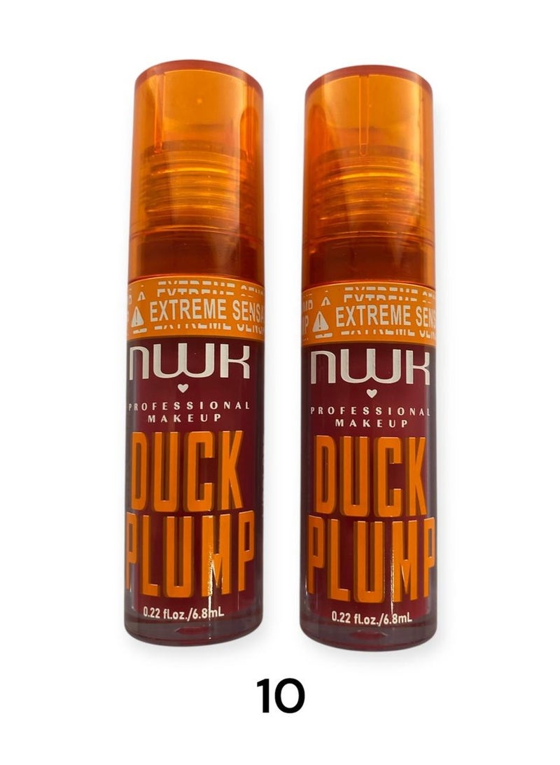 NWX Duck Plump Lipstick for Full Lips - Nude Swing Lip Gloss  Prep-10 - Image 2