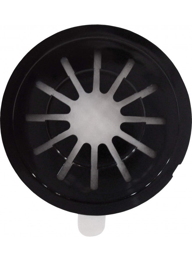 Square Deal Recordings & Supplies 25 Black Adhesive Backed Spider CD / DVD Hubs (Rosettes) - #CDNRSPBK - For Gluing into a Double or Triple Chubby CD Jewel Box To Increase Capacity! (Also Called Hubcaps or Caps) - Image 2