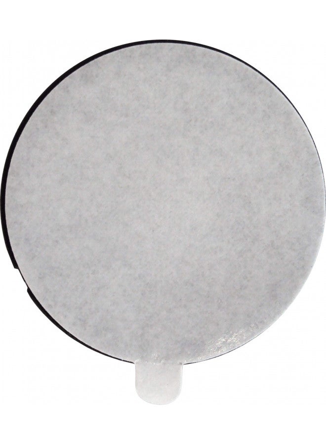 Square Deal Recordings & Supplies 25 Black Adhesive Backed Spider CD / DVD Hubs (Rosettes) - #CDNRSPBK - For Gluing into a Double or Triple Chubby CD Jewel Box To Increase Capacity! (Also Called Hubcaps or Caps) - Image 3