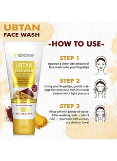 VOLAMENA WITH DEVICE Ubtan Face Wash For Skin Brihgtening & Tan Removal 100 Ml  - Image 5