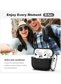 wexon Protective Shockproof Silicone Case Cover for Apple AirPods 3 Black  - Image 5