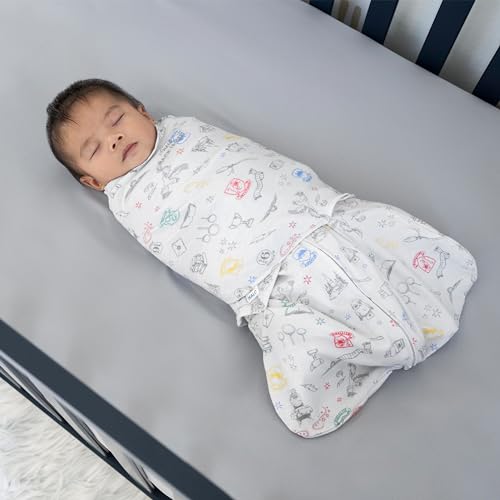 HALO Harry Potter 100% Cotton Sleepsack Swaddle, 3-Way Adjustable Wearable Blanket, TOG 1.5, Harry Potter Enchanted, Small, 3-6 Months - Image 3