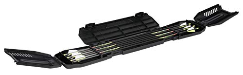 Plano Bow Max Arrow Case, Black, Archery Storage, Holds 6 Arrows Up To 32.75 in. Long, Internal Storage for Arrowheads, Fletchings and More, Resists Crushing and Scratches - Image 2