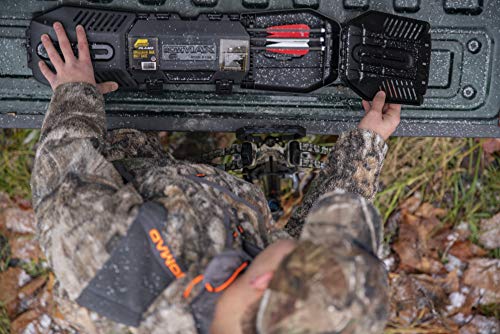 Plano Bow Max Arrow Case, Black, Archery Storage, Holds 6 Arrows Up To 32.75 in. Long, Internal Storage for Arrowheads, Fletchings and More, Resists Crushing and Scratches - Image 4