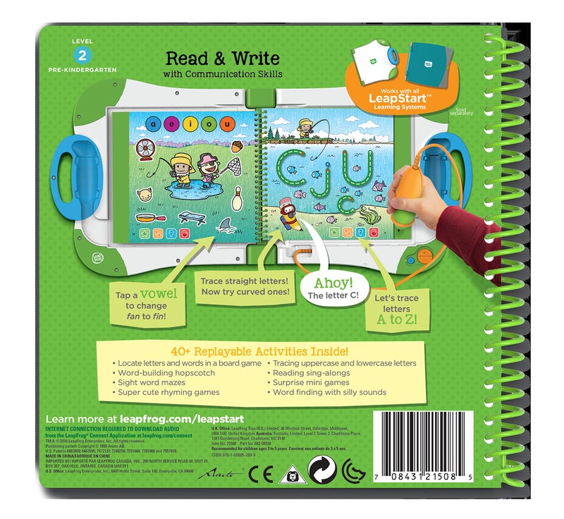LeapFrog LeapStart Pre-Kindergarten Activity Book: Read & Write and Communication Skills - Image 4